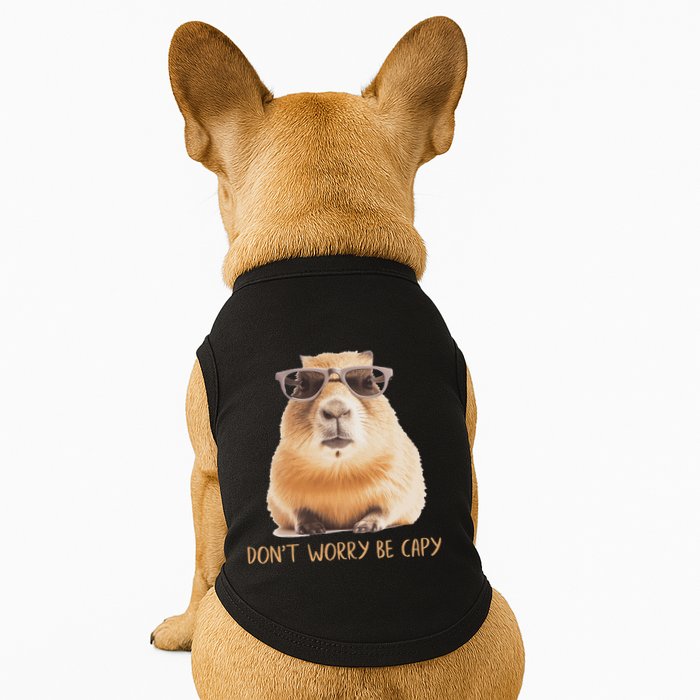 DonT Worry Be Capy Capybara Doggie Tank