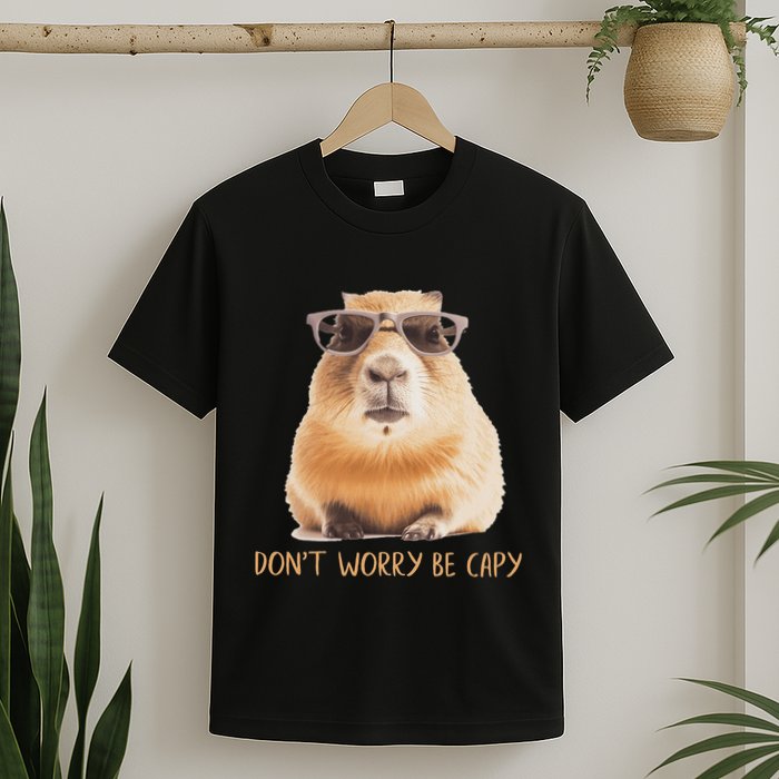 DonT Worry Be Capy Capybara T-Shirt
