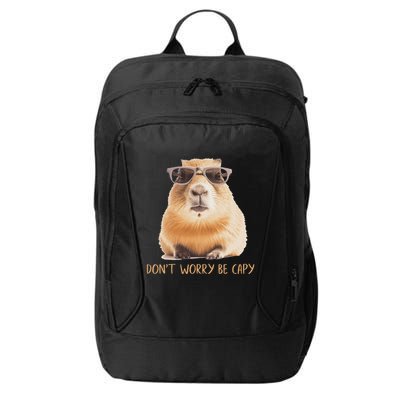 DonT Worry Be Capy Capybara City Backpack