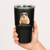 DonT Worry Be Capy Capybara Tumbler