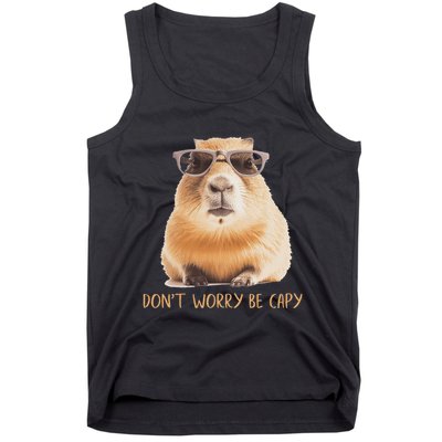 DonT Worry Be Capy Capybara Tank Top