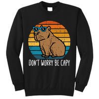 Dont Worry Be Capy Capybara Sweatshirt