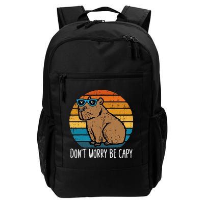 Dont Worry Be Capy Capybara Backpack