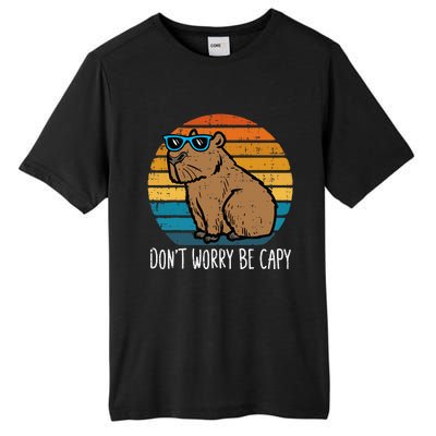 Dont Worry Be Capy Capybara Tall Fusion ChromaSoft Performance T-Shirt