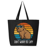 Dont Worry Be Capy Capybara 25L Jumbo Tote