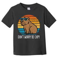 Dont Worry Be Capy Capybara Toddler T-Shirt