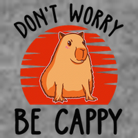 Dont Worry Be Cappy Capybara Animal Lover Funny Sustainable Beanie