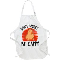 Dont Worry Be Cappy Capybara Animal Lover Funny Apron