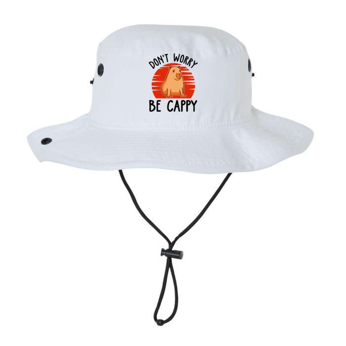 Dont Worry Be Cappy Capybara Animal Lover Funny Bucket Hat