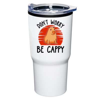 Dont Worry Be Cappy Capybara Animal Lover Funny Tumbler