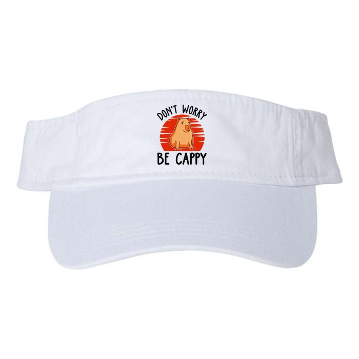 Dont Worry Be Cappy Capybara Animal Lover Funny Visor