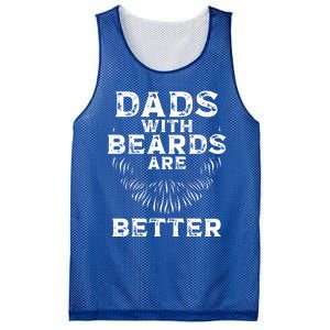 Dads With Beards Are Better Beard Lover Gift Mesh Reversible Basketball Jersey Tank