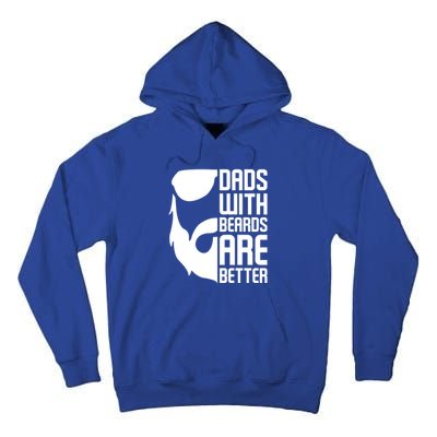 Dads With Beards Are Better Funny Beard Fathers Day Gift Tall Hoodie