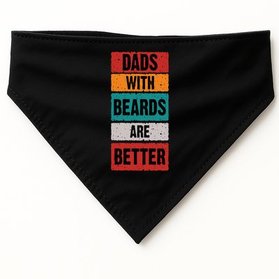 Dads With Beards Are Better Gift USA-Made Doggie Bandana