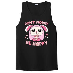 Don't Worry Be Hoppy Squishmallow Cute Bunny Easter Day Costume Gift Idea PosiCharge Competitor Tank