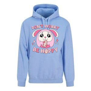 Don't Worry Be Hoppy Squishmallow Cute Bunny Easter Day Costume Gift Idea Unisex Surf Hoodie