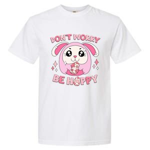 Don't Worry Be Hoppy Squishmallow Cute Bunny Easter Day Costume Gift Idea Garment-Dyed Heavyweight T-Shirt