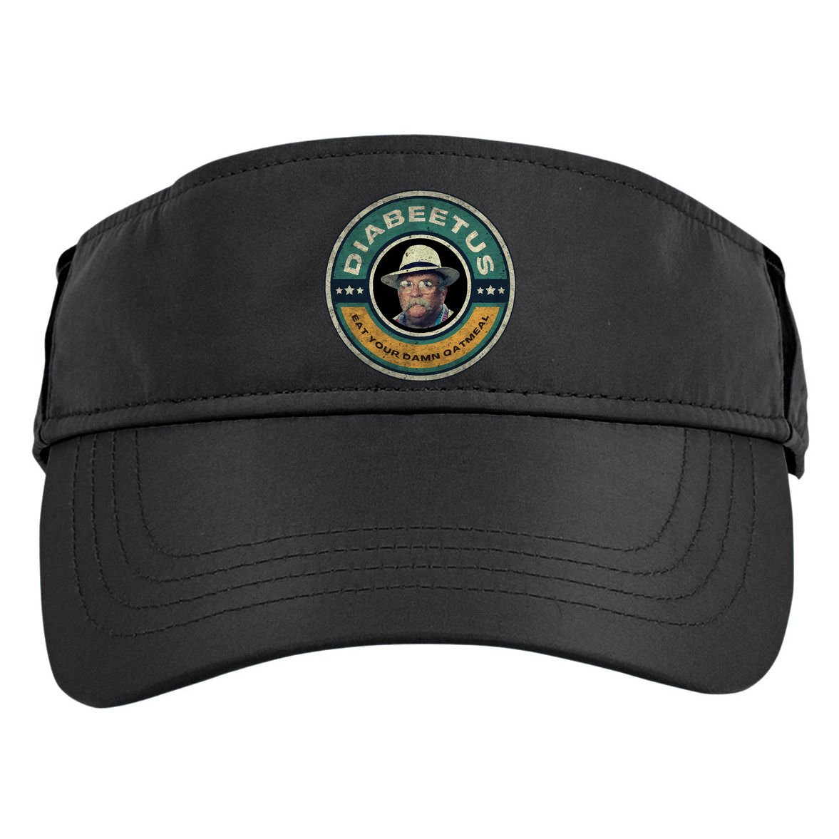 Diabeetus Wilford Brimley Copy Adult Drive Performance Visor