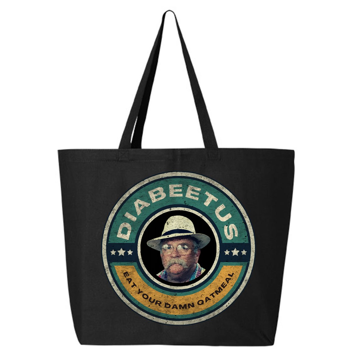 Diabeetus Wilford Brimley Copy 25L Jumbo Tote