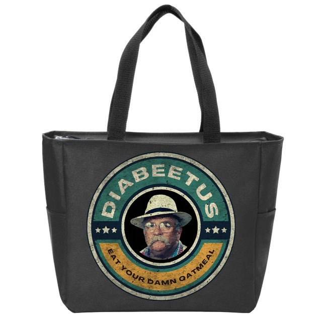 Diabeetus Wilford Brimley Copy Zip Tote Bag