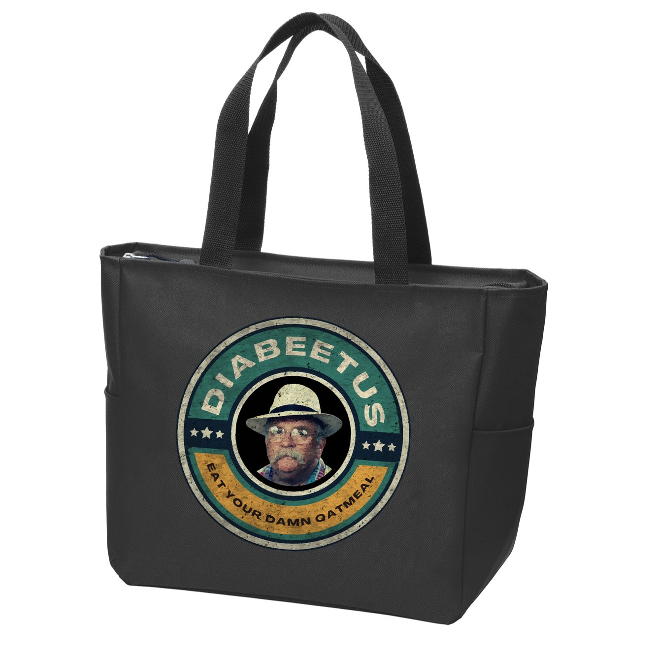 Diabeetus Wilford Brimley Copy Zip Tote Bag