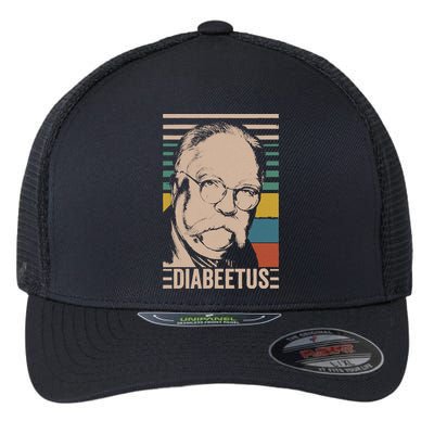 Diabeetus Wilford Brimley Vintage Style Design Flexfit Unipanel Trucker Cap