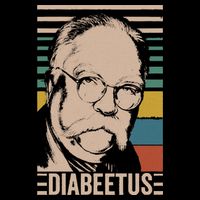Diabeetus Wilford Brimley Vintage Style Design Backpack