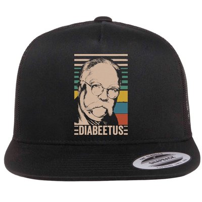 Diabeetus Wilford Brimley Vintage Style Design Flatbill Hat