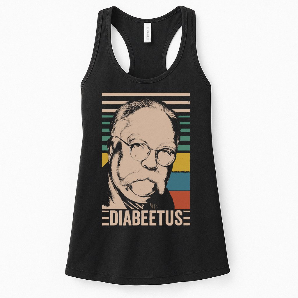 Diabeetus Wilford Brimley Vintage Style Design Womens Tank Top