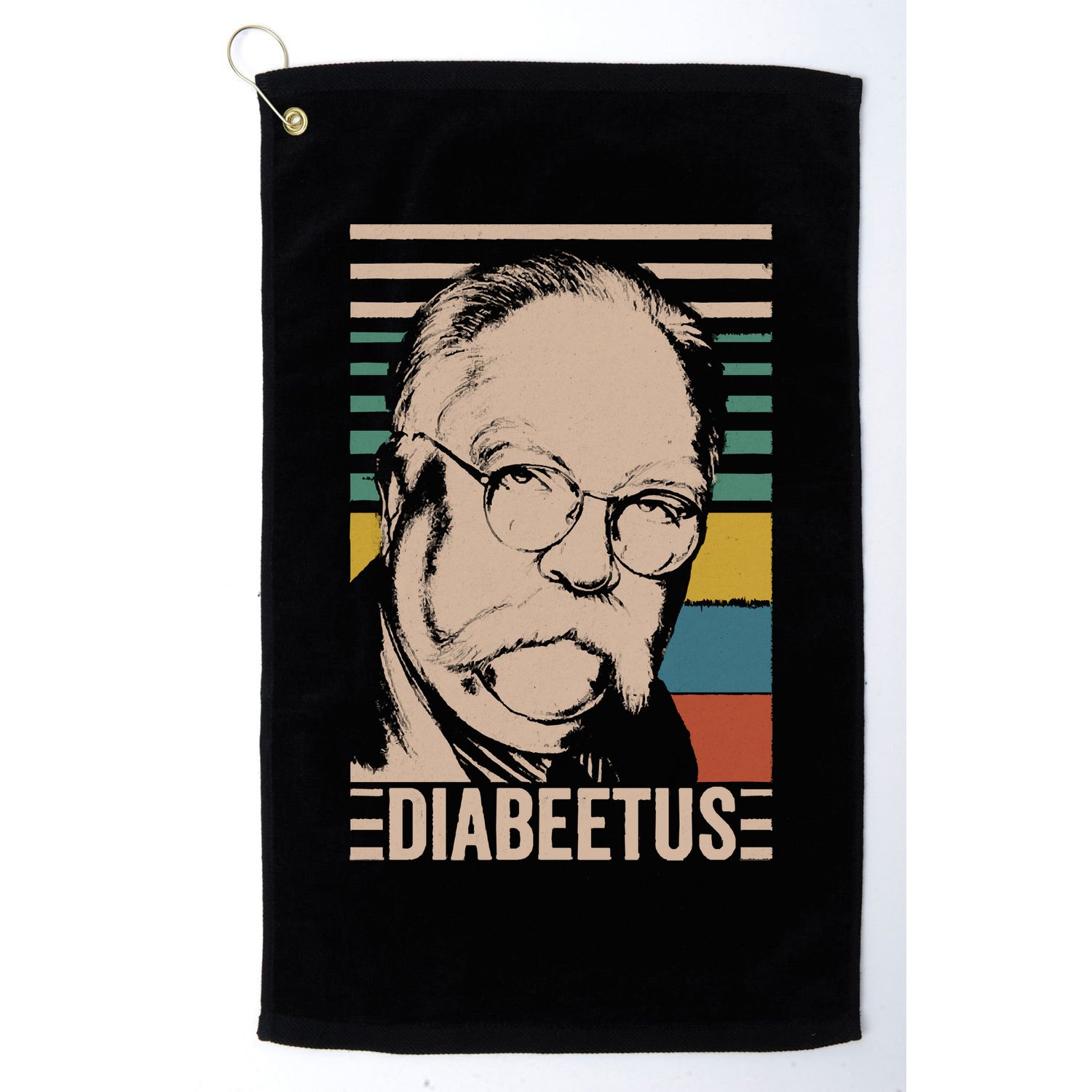Diabeetus Wilford Brimley Vintage Style Design Golf Towel