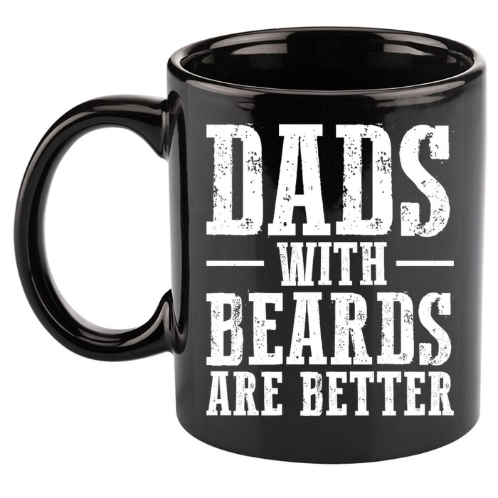 Dads With Beards Are Better Gift 11oz C Handle Ceramic Mug
