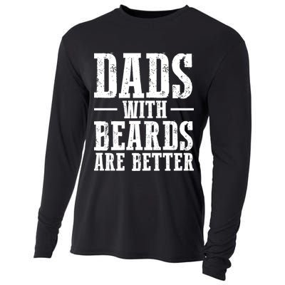 Dads With Beards Are Better Gift Cooling Performance Long Sleeve Crew