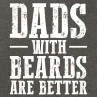 Dads With Beards Are Better Gift Cotton Canvas Backpack