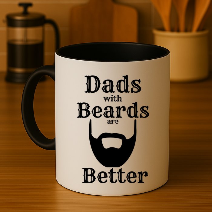 Dads With Beards Are Better Gift For Dads With Beards Gift Mug