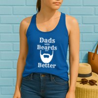 Dads With Beards Are Better Gift For Dads With Beards Gift Womens Tank Top