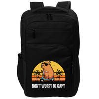 Don’T Worry Be Capy Cute Capybara Gift Impact Tech Backpack