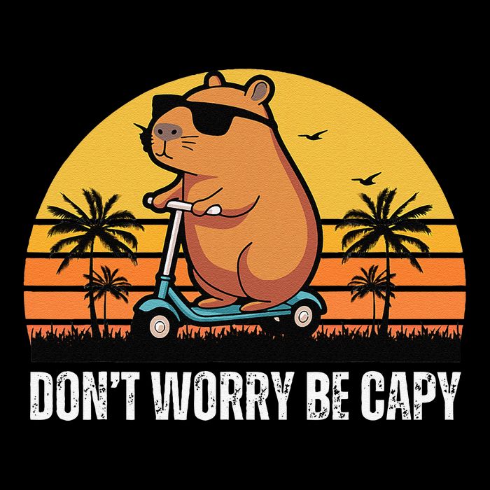 Don’T Worry Be Capy Cute Capybara Gift Impact Tech Backpack