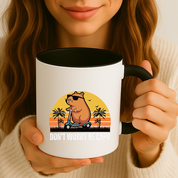 Don’T Worry Be Capy Cute Capybara Gift Mug