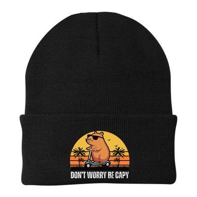 Don’T Worry Be Capy Cute Capybara Gift Beanie