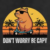 Don’T Worry Be Capy Cute Capybara Gift Golf Towel