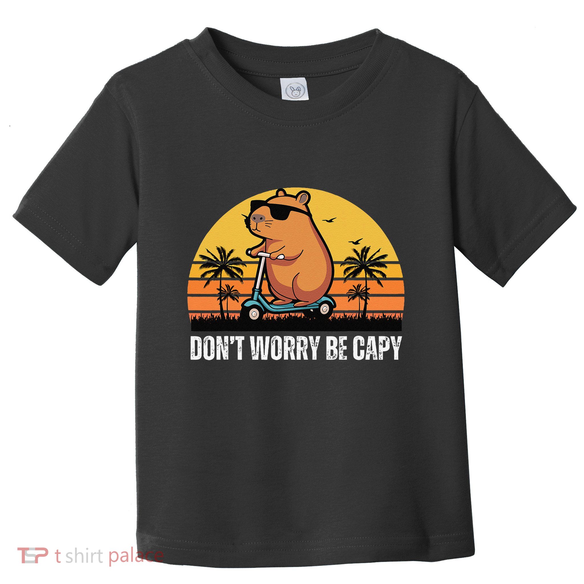 Don’T Worry Be Capy Cute Capybara Gift Toddler T-Shirt