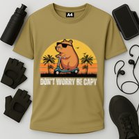 Don’T Worry Be Capy Cute Capybara Gift Cooling Performance Crew T-Shirt