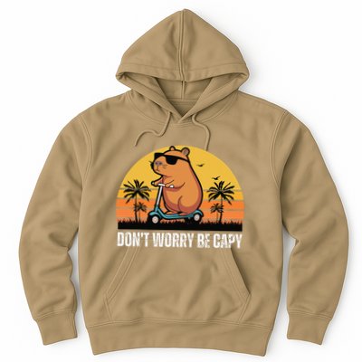 Don’T Worry Be Capy Cute Capybara Gift Hoodie