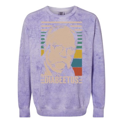 Diabeetus Wilford Brimley Vintage Style Design Colorblast Crewneck Sweatshirt