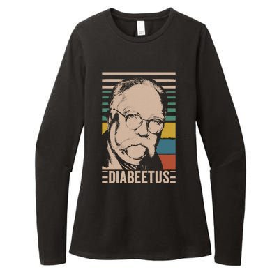 Diabeetus Wilford Brimley Vintage Style Design Womens CVC Long Sleeve Shirt