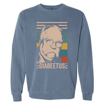 Diabeetus Wilford Brimley Vintage Style Design Garment-Dyed Sweatshirt