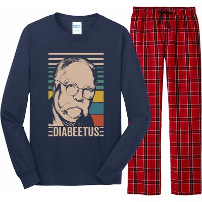 Diabeetus Wilford Brimley Vintage Style Design Long Sleeve Pajama Set