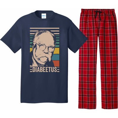 Diabeetus Wilford Brimley Vintage Style Design Pajama Set