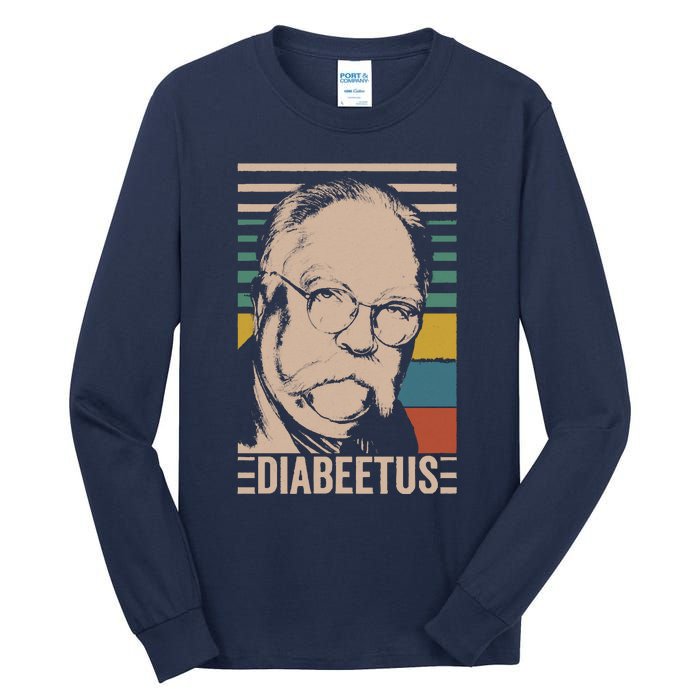 Diabeetus Wilford Brimley Vintage Style Design Tall Long Sleeve T-Shirt