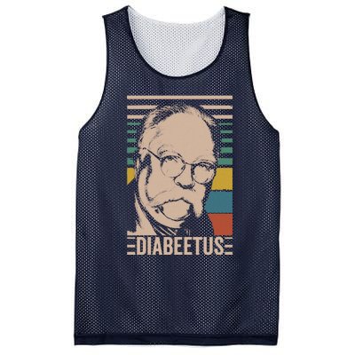 Diabeetus Wilford Brimley Vintage Style Design Mesh Reversible Basketball Jersey Tank